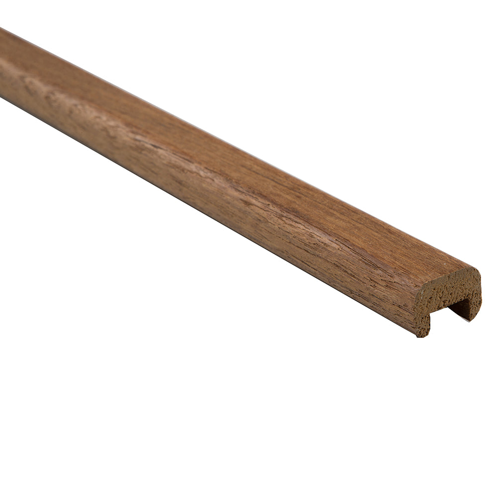 Whitecap 5 ft solid teak 1/2-inch track bulkhead molding for marine joinery