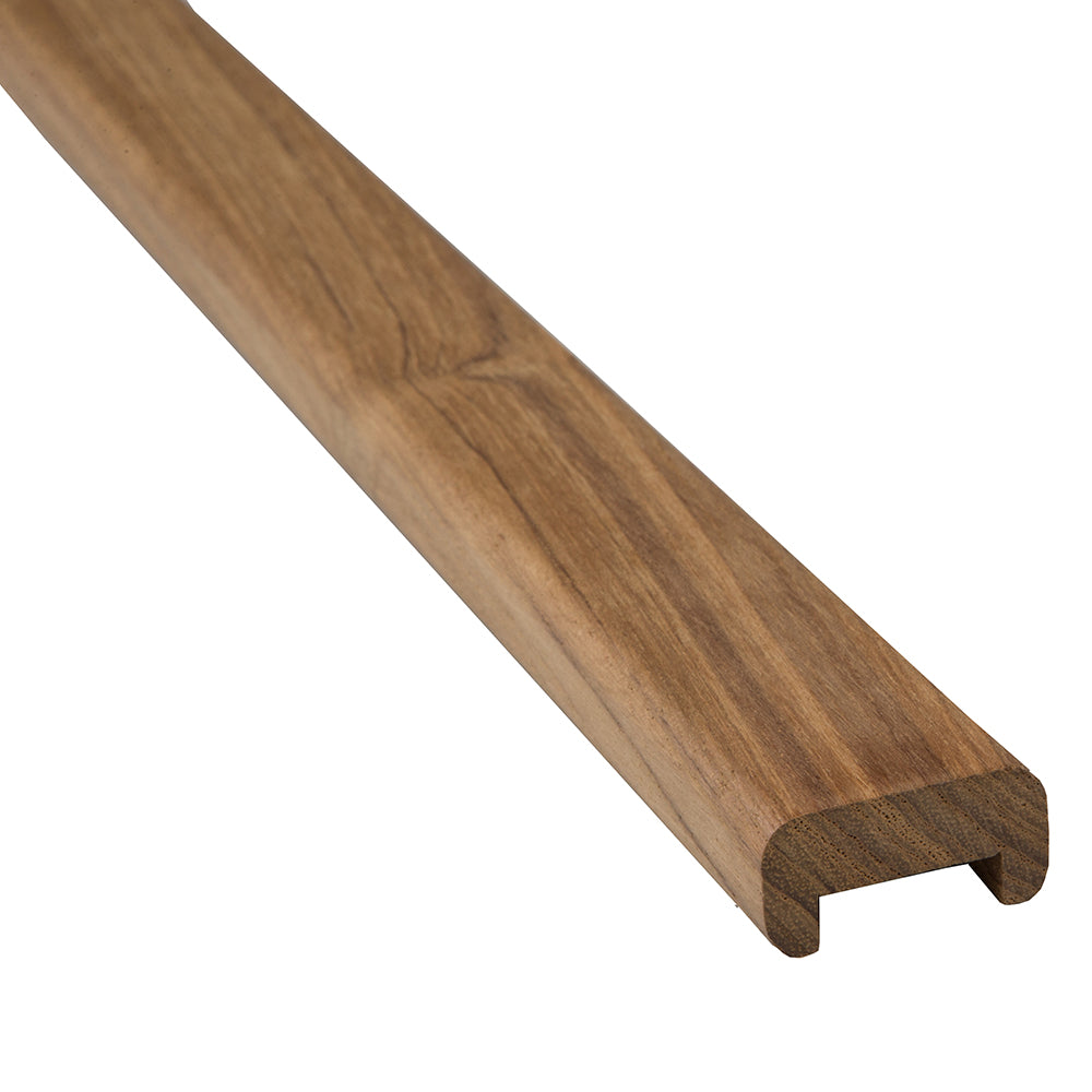 Whitecap 3/4-inch solid teak track bulkhead molding 5-foot length