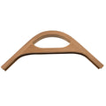 Whitecap teak 3/4" track corner cap with hand hold bulkhead molding