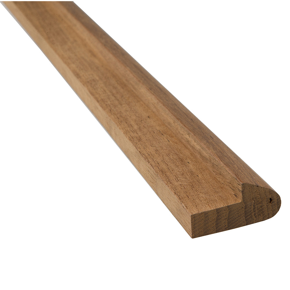 Whitecap 5 ft. solid teak rail molding for boat trim and cabinetry finishing