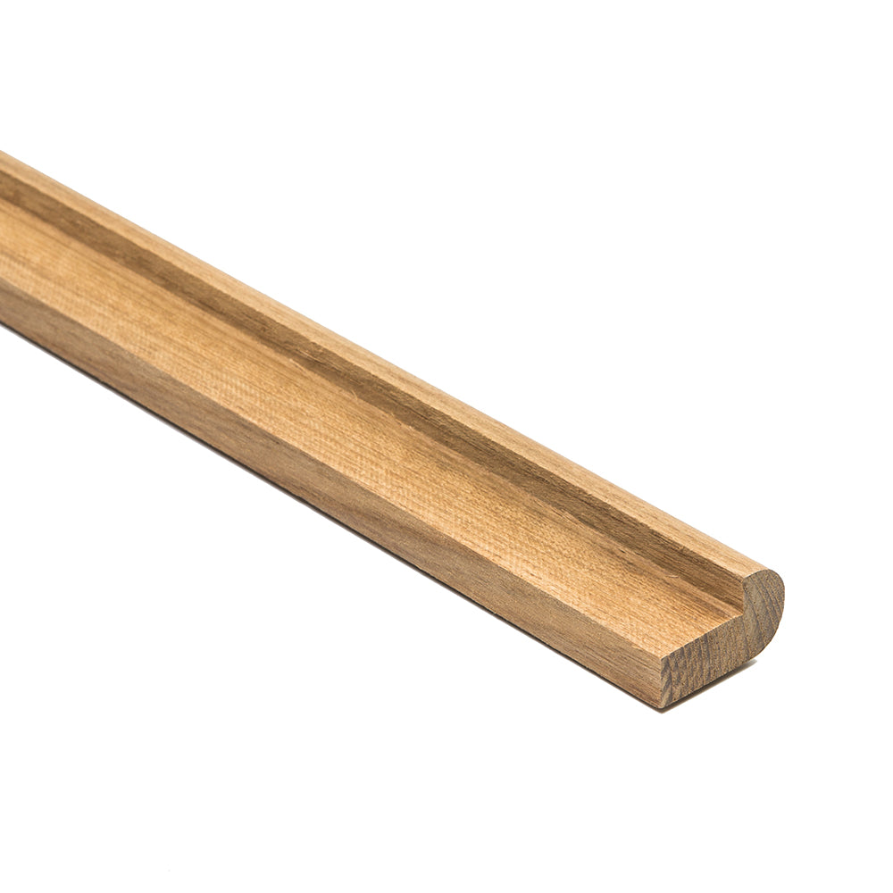 Whitecap 5-foot solid teak edge molding for boat trim and cabinetry
