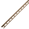 Whitecap Teak L-Type Pin Rail 5 foot length for sailboat rigging