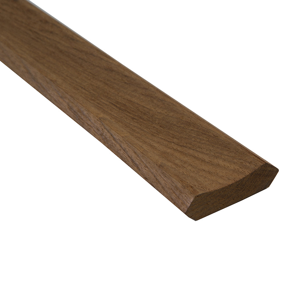 Whitecap 5-foot solid teak corner wire molding for boat cabin and cockpit trim