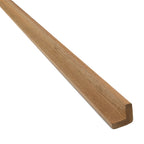 Whitecap large solid teak L molding 5 ft. marine trim piece