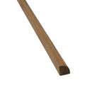 Whitecap large solid teak quarter round molding 5 ft length