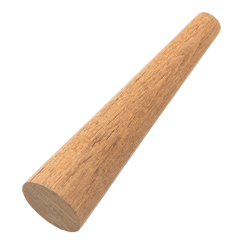 Whitecap 6 inch teak thru-hull plug for sealing unused boat hull openings