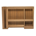 Whitecap teak dish cup and paper towel rack with spring-loaded bar, 22-1/4 inch length