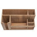 Whitecap teak dish cup and utensil holder 16-1/4 inch length for boat galley