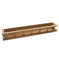 Whitecap teak large spice rack, 23-3/8 inch, holds 15 bottles