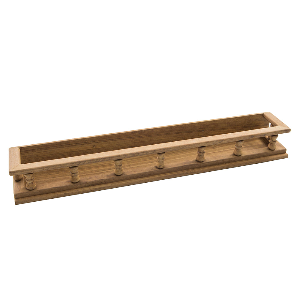 Whitecap teak large spice rack, 23-3/8 inch, holds 15 bottles