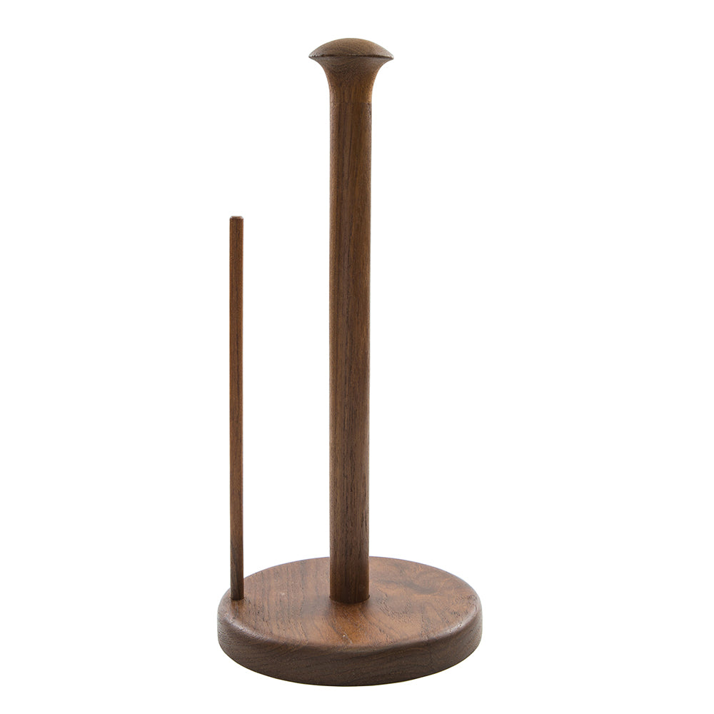 Whitecap teak stand-up paper towel holder with oiled finish, 13-1/2 inch height