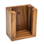 Whitecap teak liquid soap holder for 10-1/2 oz oval bottle, 3-3/4W x 2-3/4D x 4-3/8H