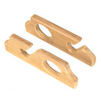 Whitecap teak two-rod storage rack pair, 8-1/2 inch length, solid teak construction