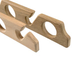 Whitecap Teak Six-Rod Storage Rack - Pair