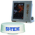 SI-TEX T-2041 professional dual range radar with 4kW 25-inch dome and 10.4-inch color TFT LCD display