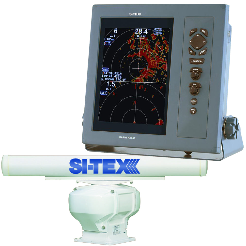 SI-TEX Professional Dual Range Radar 4kW 3.5-foot array with 10.4-inch color TFT LCD display