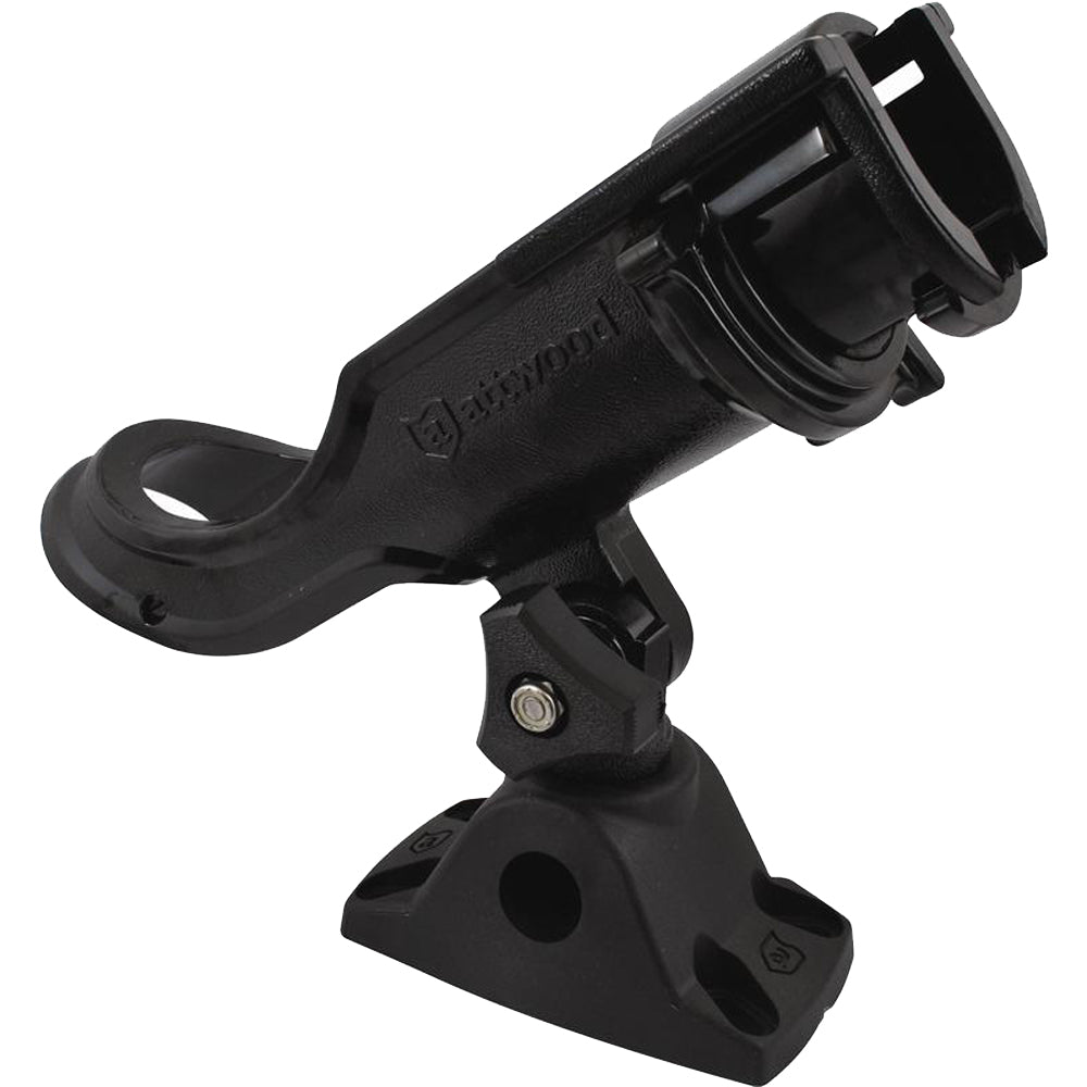 Attwood Heavy Duty Adjustable Rod Holder with Combo Mount for casting and spinning rods