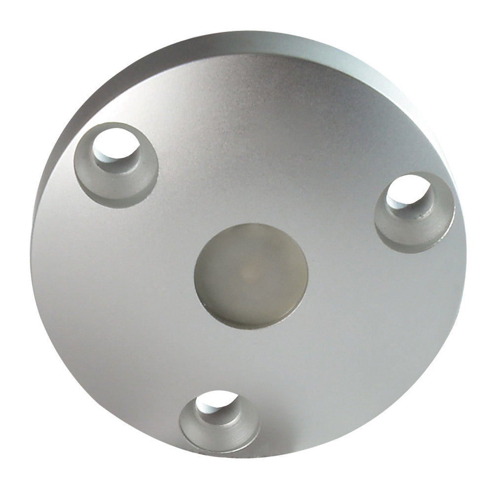 Lumitec Anywhere Light brushed aluminum tri-color white blue red surface mount marine LED