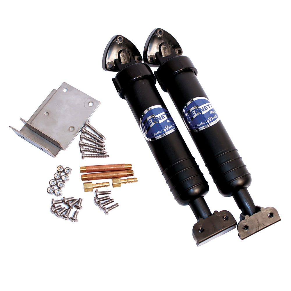 Bennett V351CK Boat Leveler to Bennett hydraulic actuator conversion kit with brackets and hardware