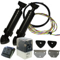 Bennett Lenco to Bennett electric-to-hydraulic trim tab conversion kit with adapter plates and hydraulic power unit