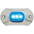 Attwood Light Armor 3-LED Underwater LED Light in Blue and White surface-mount marine light