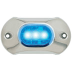 Attwood Light Armor 3-LED Underwater LED Light in Blue and White surface-mount marine light