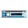 Boss Audio MR762BRGB marine single-DIN stereo with Bluetooth, CD, AM/FM, USB, and multi-color illumination