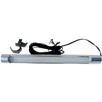 TACO T-Top Tube Light with polished anodized aluminum housing and 108 LEDs in White/Blue or White/Red