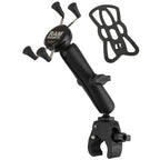 RAM Mount Universal Tough-Claw™ Base w/Long Double Socket Arm & Universal X-Grip® Cell/iPhone Cradle