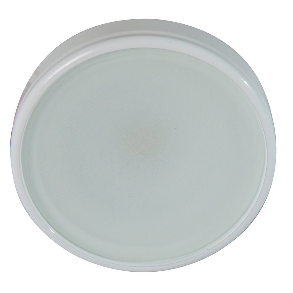 Lumitec Halo Flush Mount RGBW Down Light with white and brushed housing options
