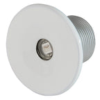 Lumitec Echo white housing courtesy light, compact flush-mount, IP67 waterproof, 1.24-inch diameter