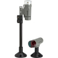 Attwood PaddleSport Portable Navigation Light Kit with LED bow and stern lights, telescoping pole, and mounting hardware in gray