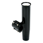 Lee's Tackle Lee's Clamp - On Rod Holder - Black Aluminum - Horizontal Mount - Fits 1. O.D. Pipe