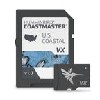 Humminbird CoastMaster™ saltwater fishing chart card with coastal coverage