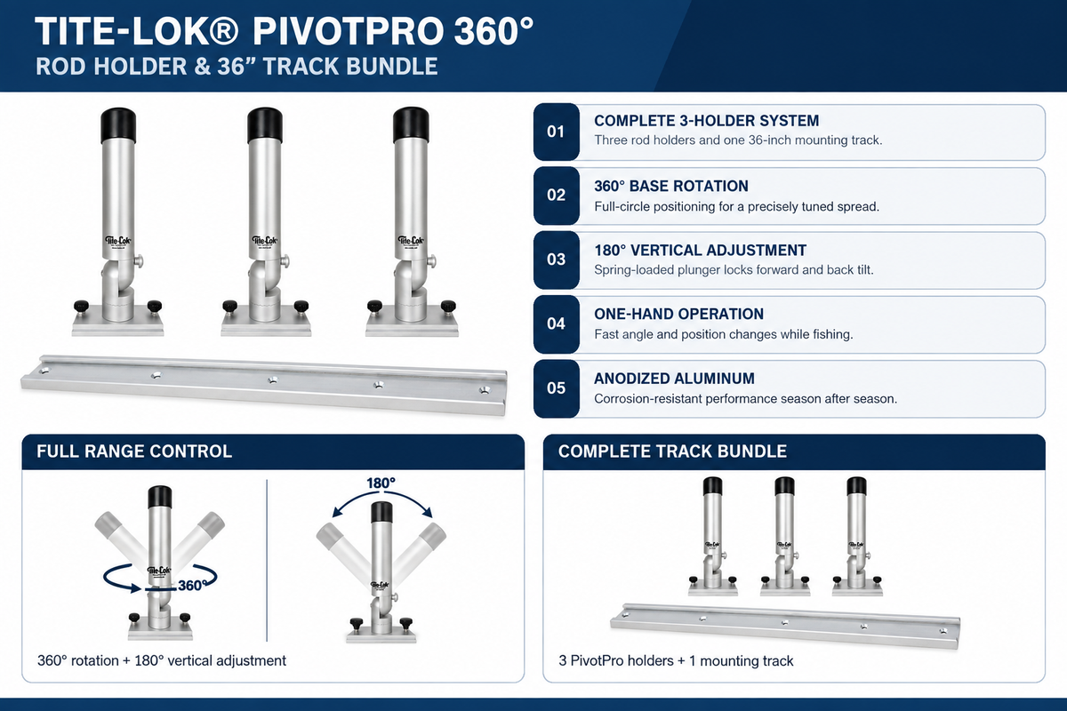 PivotPro Rod Holder & Track Bundle
