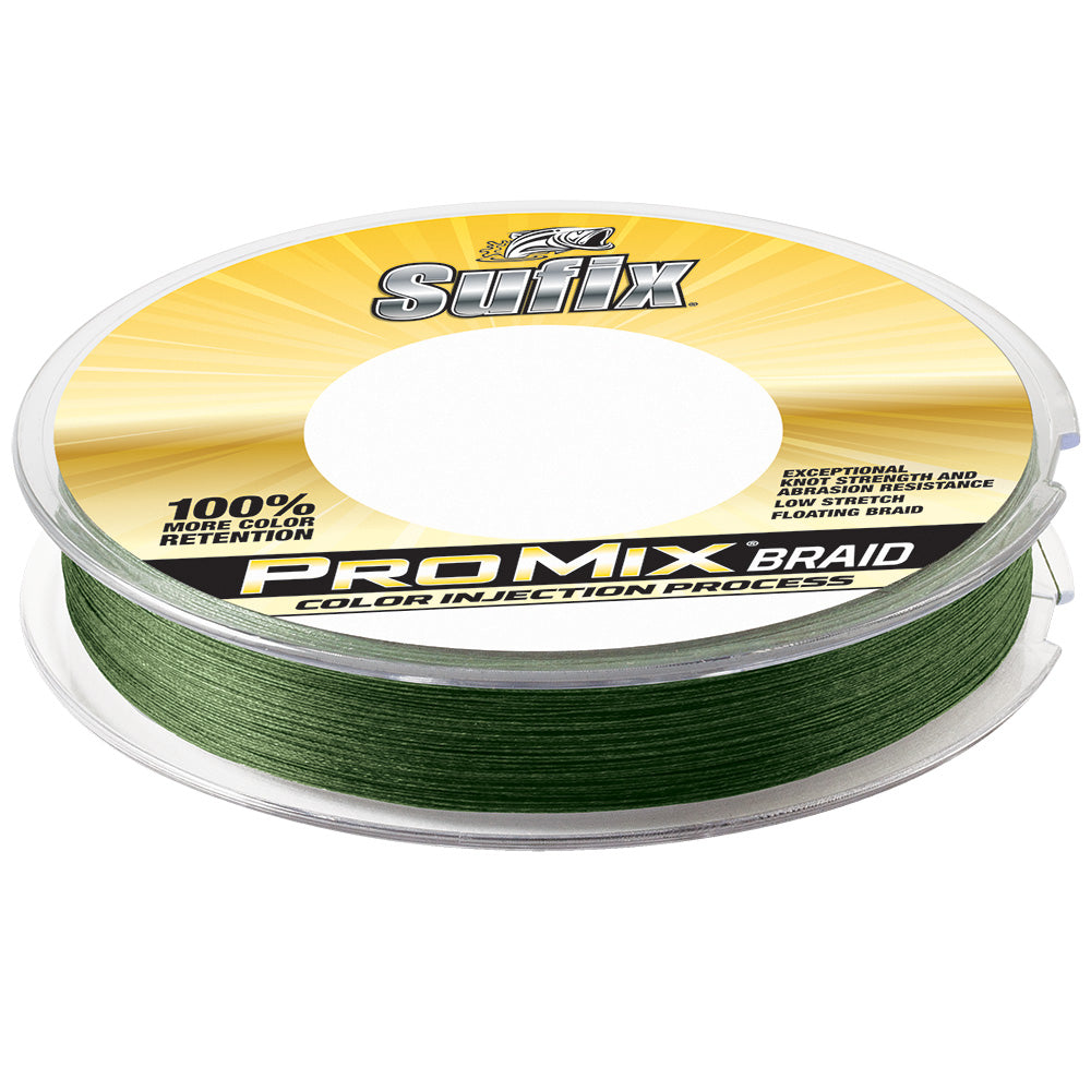 Sufix ProMix Braid 6lb Low-Vis Green 300 yards spool