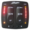 Bennett Electronic Indication Control Display with soft-touch helm control and variable-intensity LED trim tab indicator