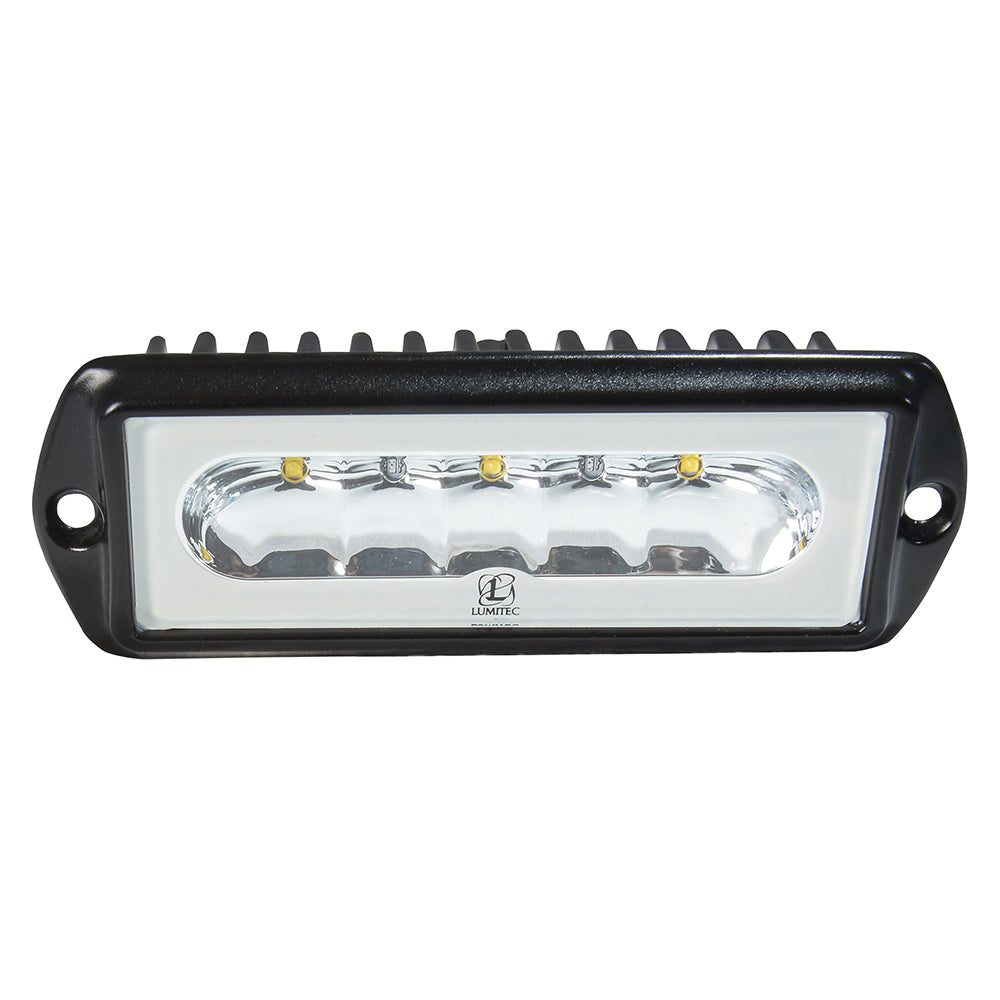 Lumitec Capri2 - Flush Mount LED Flood Light - Black Housing
