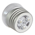 Lumitec Zephyr LED Spreader Deck Light Brushed White Base White Non-Dimming 1000 Lumens