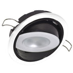 Lumitec Mirage Positionable Down Light Spectrum RGBW Dimming white and polished bezel