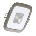 Lumitec Square Mirage Down Light white dimming red blue non-dimming polished bezel marine dome light