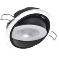 Lumitec Mirage Positionable Down Light white dimming white bezel marine dome light