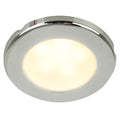 Hella Marine EuroLED 75 3-inch round warm white LED down light with stainless steel rim screw mount