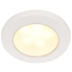 Hella Marine EuroLED 75 3" Round Screw Mount Down Light - Warm White LED - White Plastic Rim - 24V