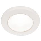 Hella Marine EuroLED 75 3-inch round screw mount down light white LED white plastic rim
