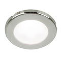 Hella Marine EuroLED 75 3-inch round screw-mount down light with stainless steel rim and white LED