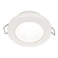 Hella Marine EuroLED 75 3-inch round spring mount down light white LED white plastic rim 12V