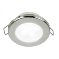 Hella Marine EuroLED 75 3-inch round spring mount down light with stainless steel rim and white LED