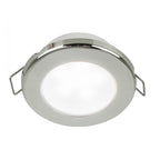 Hella Marine EuroLED 75 3-inch round spring mount down light with stainless steel rim and white LED