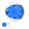 Hella Marine EuroLED 175 surface mount touch lamp blue and white LED white housing